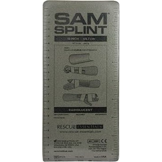 Шина за обездвижване SAM® Splint 18'' - 11х46 cm
