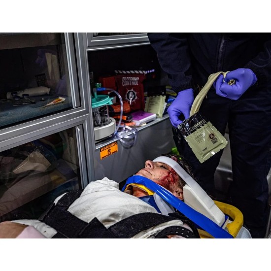 SAM® ChitoSAM™ 100 ХЕМОСТАТИЧНА МАРЛЯ  Z-Fold 7.6 см x 1.22 м