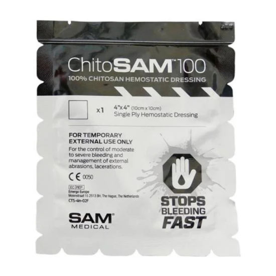 ХЕМОСТАТИЧНА МАРЛЯ SAM® CHITOSAM™ 100 -10 СМ х 10 СМ